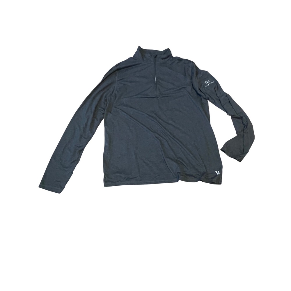 Vuori Men's Long Sleeve Quarter-Zip Pullover - Black